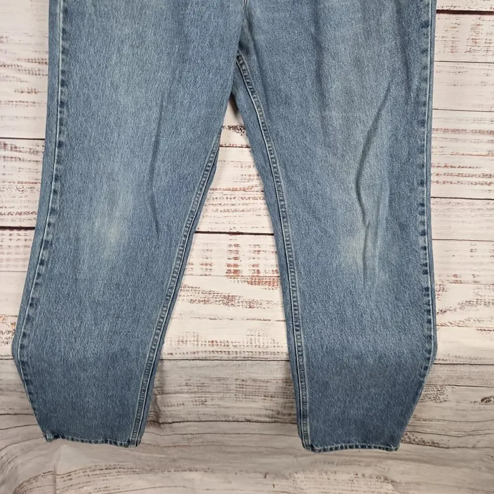 LL Bean Jeans Mens 38x33 Blue Classic Fit 100% Cotton Denim Straight Leg Pants